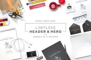 巨无霸广告场景banner素材 Custom Hero  Header