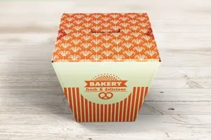 快餐盒子设计样机 Food Box mockups