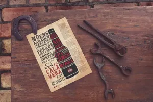 带有马掌复古马蹄铁的奇葩海报vintage-horseshoe