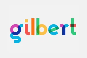 醒目鲜明的彩色英文字体 Gilbert Free Animated Typeface