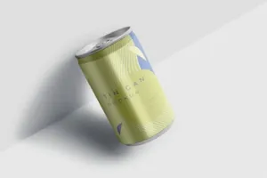 时尚高端简约逼真质感的易拉罐包装tin-can-branding