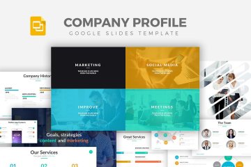 Company Profile - Google Slides企业简介幻灯片