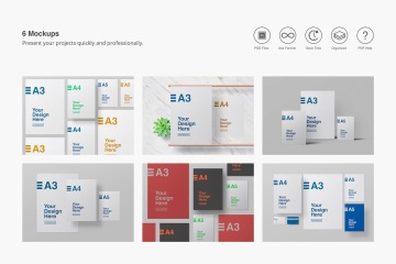 时尚高端多用途的少见稀有A3A4A5DM海报posters-flyers