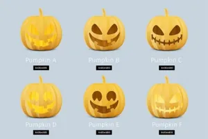 不一样的高级高端万圣节南瓜骷髅头