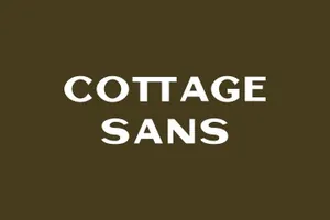 一款优雅的无衬线系列英文字体 Cottage Sans - 1950\'s Style