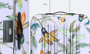 商务旅行手提箱拉杆箱行李箱展示效果图