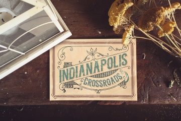 高品质的时尚高端复古风格的海报宣传单vintage-flowers-duo