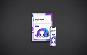 多种苹果IOS电子设备UI样机dark-responsive