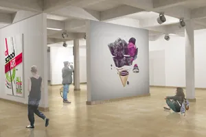 高端的3D展览馆样机下载 Exhibition Mockup vol