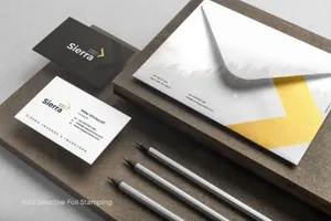 优雅时尚高端高品质的房地产VI品牌sierra-branding