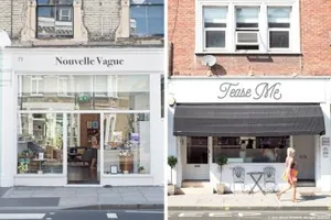 时尚个性店铺招牌设计样机 Shop facade mockups