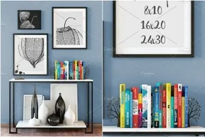 室内画框样机 Interior Frame Mockup