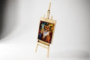 工作室画室场景的画板VI样机 art-canvas-in-studio