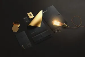 高端高品质品牌质感VI场景名片Branding Mockup