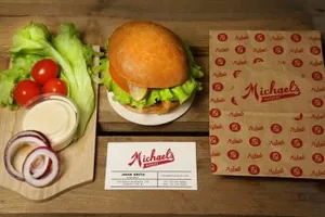 汉堡餐厅外卖餐饮模型