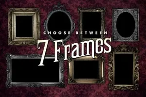 经典复古奢华画框样机 Antique Frame Mockup Kit