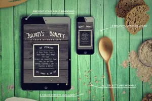 面包店样机 Bakery Mockup