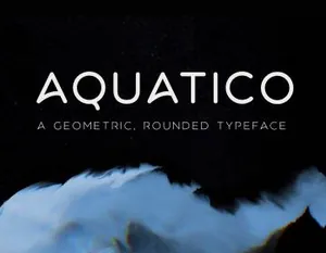 创意装饰英文字体Aquatico Free Font 精选字体