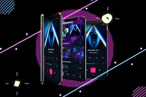 高端震撼绚丽的霓虹灯氛围neon-iphone