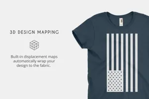 美式年轻人T恤样机 Anvil 990B Youth T-Shirt Mockups