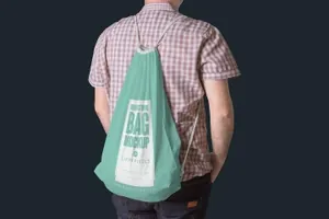 稀有少见的抽绳袋运动袋设计5-drawstring-bag-mockups