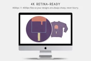 长袖卫衣针织衫样机 Toddler’s Crew Neck Sweater Mockups