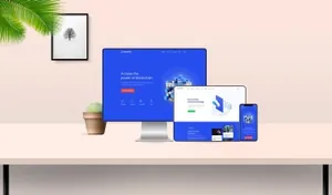响应式网站的无边框苹果设计UI样机responsive-device