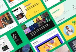 139张独特设计的幻灯片模板 Caribu Presentation