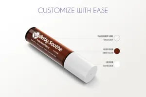 时尚简约高端高品质逼真质感的化妆品roll-on-bottle-mockup