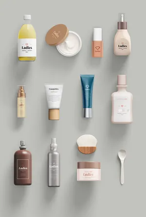 化妆品贴图样机元素[10]-Cosmetics