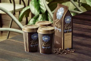 餐厅餐饮咖啡厅品牌形象咖啡豆包装袋纸杯展示效果图VI智能贴图