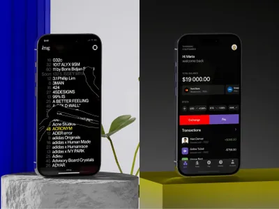 高质量三维渲染苹果手机移动UI界面APP设计提案展示样机模板 iPhone 14 Pro Mockups V1