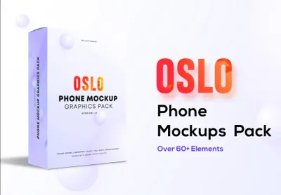 高质量4K超清动态手机平板UI界面演示AE模板 Oslo-Animated Phone Mockups Pack