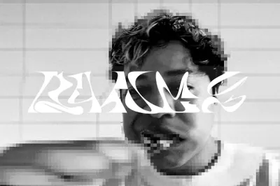 潮流酸性艺术实验性舞者飞舞装饰设计英文字体 Viktor Nilsson - Dancing