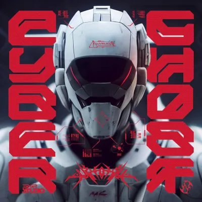 潮流赛博朋克科幻工业机能几何抽象科技品牌设计英文字体 CYBERGH0ST - PRO