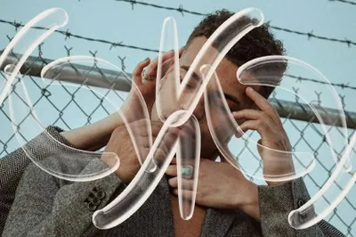 潮流酸性艺术时尚优雅透明气泡海报设计英文装饰字体 YOUTH MOJITO - 3D Bubbly Font