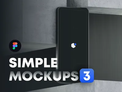 高质量极简场景苹果手机APP界面UI设计提案展示样机模板 Simple Mockups 3.0 – N.01