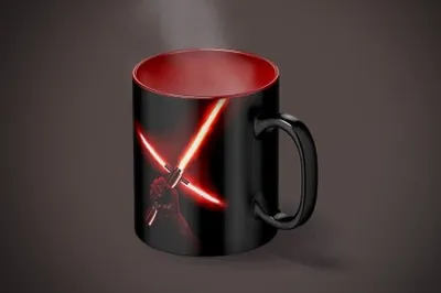 遇热变色马克杯茶杯360度动态贴图展示设计提案样机模板 Magic Mug Animated Mockup