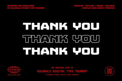 潮流赛博机能工业风品牌设计海报排版英文无衬线字体系列 Sagu Exora Font Family