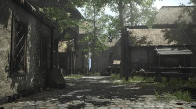 欧洲中世纪奇幻小镇城堡酒馆街道城镇村庄游戏场景虚幻引擎3D素材 Castle Village Town