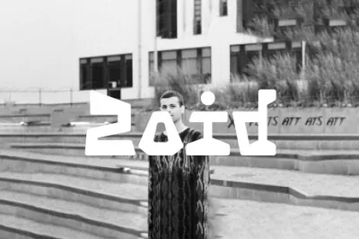 潮流酸性艺术实验性逆反差几何抽象图形装饰设计英文字体 Emil Gunnarsson - Zoid