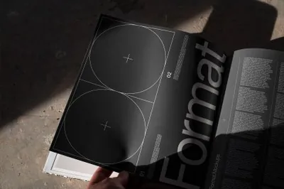 高端摄影实拍杂志画册书籍排版设计提案贴图展示样机模板素材 Book Mockup