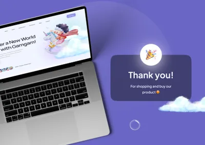 高质量卡通动漫冒险游戏官方门户网站界面UI素材网页模板 Gamgam - Game Web Templates