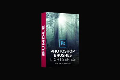 高质量阳光灯光散景漏光光线镜头光晕PS笔刷合辑 Photoshop Brushes Light Series