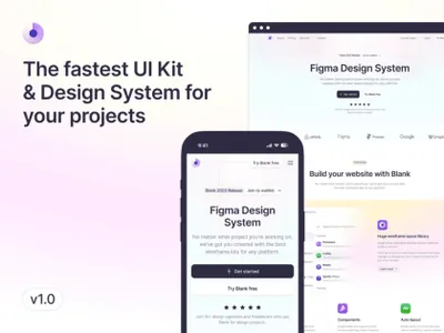 潮流全息炫彩流行渐变官网落地页活动页Web UI网页模板素材 Blank 1.0