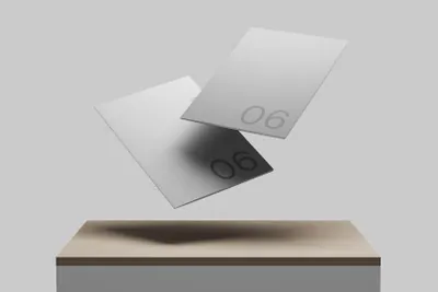 极简主义杂志宣传册封面设计贴图UI提案展示样机模板 Magazine 06 Standard Mockup