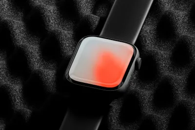 高质量苹果手表APP设计UI提案展示样机PSD模板 Watch 01 Standard Mockup