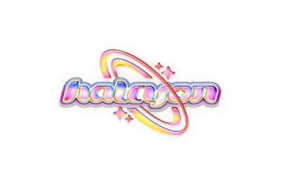 复古Y2K千禧风可爱英文字体 Halcyon Typeface