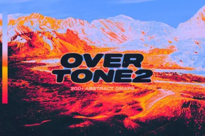 200款未来派科幻抽象艺术PS渐变贴图素材 AAA - Overtone 2