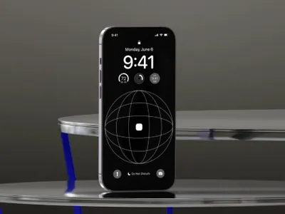 高质量三维渲染苹果手机移动UI界面APP设计提案展示样机模板 iPhone 14 Pro Mockups V3